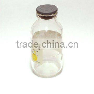 60 ml clear glass medicine bottles with rubber stopper pharmaceutical glass empty bottle