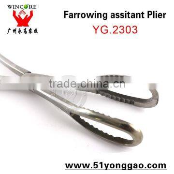 Veterinary Forceps for Pig Animal operation forceps