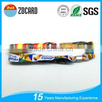 TK4100 RFID Fabric Bracelet for Cashless Payment