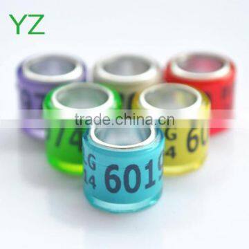 2015 Colorful Pigeon bands for sale MOQ 100PCS Custom rings
