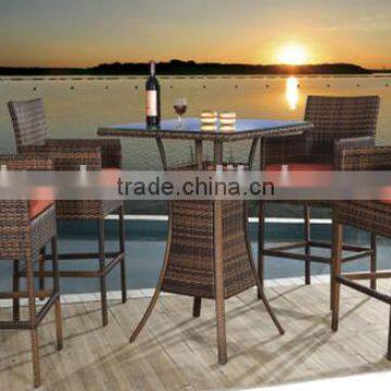 CH-H13 garden furniture rattan furniture bar table