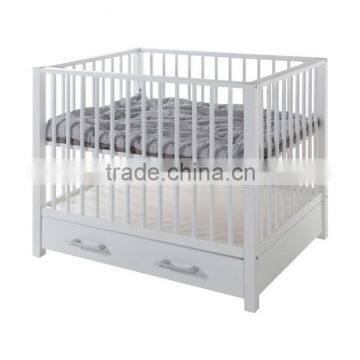 Europe Style Baby Cot Standard Size Wooden Baby Cot With Drawers photo-2