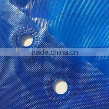 High strength cross laminated waterproof blue poly sun shelter tarpaulin