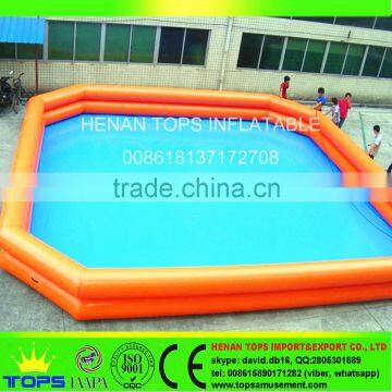 Large Giant Square Plastic Indoor Outdoor Inflatable Pool photo-3