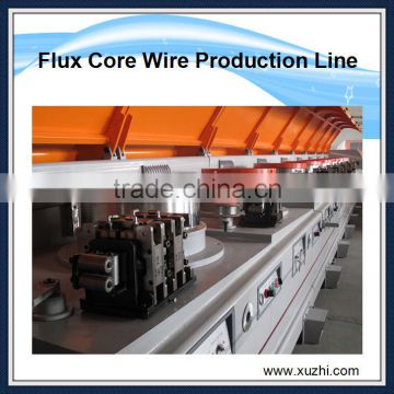 China supplier low carbon steel wire flux cored wire making machine steel wire production line