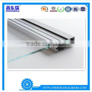 China xindongrui aluminum factory high quality extruded aluminium profiles for the glass cabinet frames