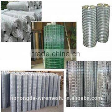 Factory suply high quality galvanized and pvc coated welded wire mesh