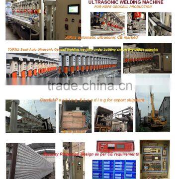 CE CERTIFIED Auto Ultrasonic PE Geocell Machine Production Line photo-2