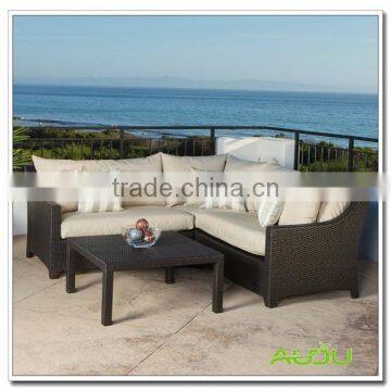 Audu 4 Pieces Cheap Patio Wicker Garden Sofa/Outdoor Sofa/Rattan Sofa photo-6