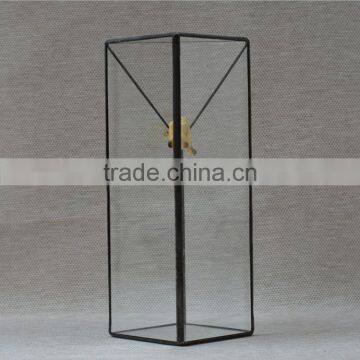 Home DIY Decor Micro Landscape Clear Terrarium Geometric Glass Greenhouse photo-2