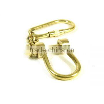 Solid Brass Nautical Shackle Key chain Marine Key chain Nautical keychain