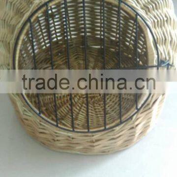 100% Handmade Wicker Cat Basket Cat Carry Basket Wholesale