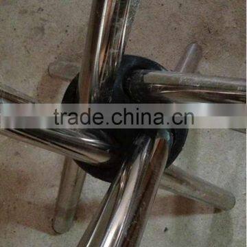 Wholesale Modern Tempered Glass Dining Table With Stainless Steel Base photo-2