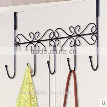 PN Decorative Over the Door 5 Hook Rack Organizer / Hanger Clothes at Office/Home Door Hanger