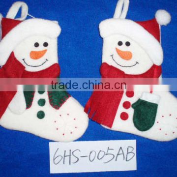 2015 Hot sale New Design Christmas sock Christmas stocking Decorative stocking