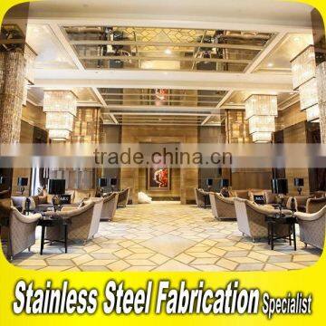 Custom Made Stainless Steel Decoration Restaurant Interior Design photo-3