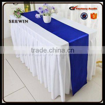 Royal Slippery Waterproof Satin Table Runner for Wedding/party /home Use photo-5