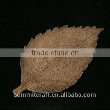 Artificial Oak Maple Leaf Shaped Resin Dry Fruit Tray photo-2