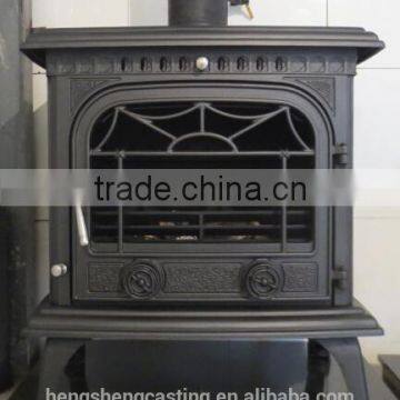 2015 Hot Sell Antique Indoor Wood Burning Cast Iron Stove photo-5