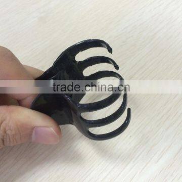 Factory Price Basic Black Plastic Mini Hair Claw Clip photo-3