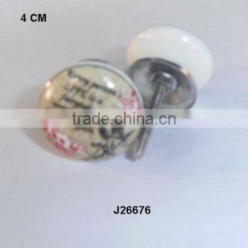 Hand painted ceramic Knob available in other colour and patterns