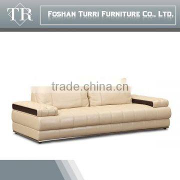 Luxury Home Furniture Brighted Colored Italian Leather Sofa Set photo-3