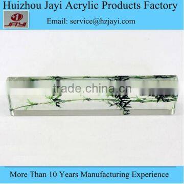 Factory Wholesale Handmade Acrylic Clear Logo Block/ Stamp Block photo-3