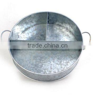 Chinese Factory Many Different Size Metal Food Tray, Round Cheap Metal Tray photo-2