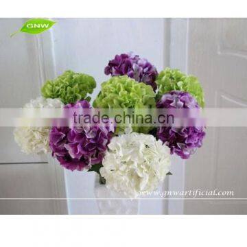 FLH09-4 fabric flower hydrangea for wedding decoration flower arrangement stands