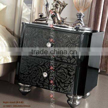 Wooden 2 Drawer Night Stand / Bedside Table / Endtable LV-N801 photo-2