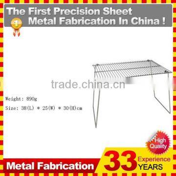 METAL MINI GRILL BARBEQUE FOLDING TABLE