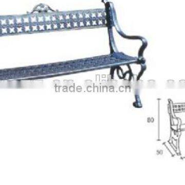Outdoor Garden Bench With Cast Iron,Wooden Bench With Iron Legs photo-4