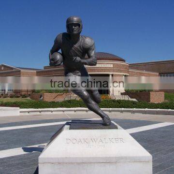 Outdoor Garden Decoration Metal Bronze Football Statue for Sale photo-2