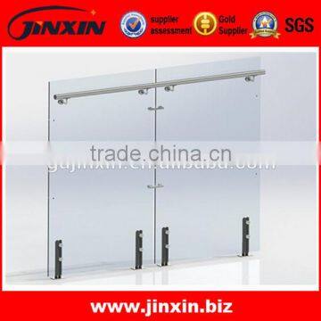 JINXIN stainless steel railing_mini post balcony design spigot for glass pooling fence