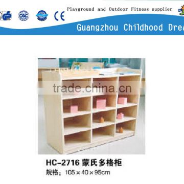 (HC-2716) High quality wooden storage children cabinet kids cupboard