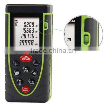 40m (131ft) Laser Distance Meter Bubble Level Rangefinder Range Finder Tape Measure Tester photo-2