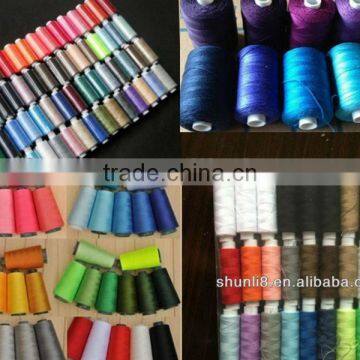 100% spun polyester thread for clothes for bags