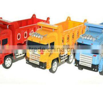 2015 kids rc plastic loader truck for boy with light tipper truck wholesale from china icti manufacture on 
