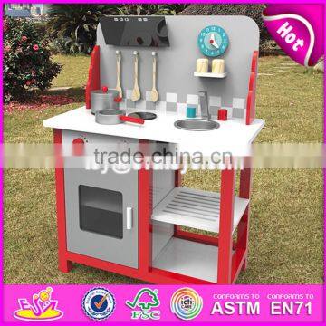 New Design Children Pretend Play Wooden Toy Kitchen Set W10C292 photo-2