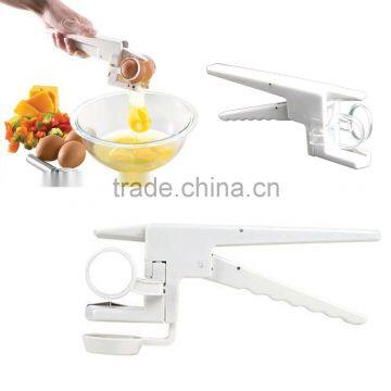 Plastic Egg Cracker Egg Beater Manual Egg Slicer Breaker New Creative Hot photo-2
