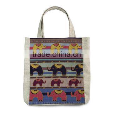 New Retro Vantage Quote Tote Bags Craft Bags Cotton Linen Shopping Bags photo-2