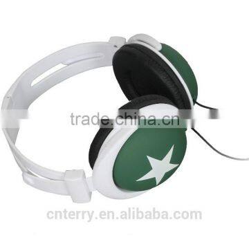 2016 New fashion mix style headphones with volume control