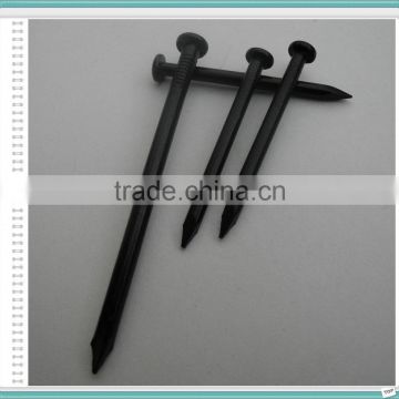 black concrete steel nails/concrete nails factory