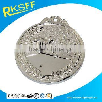 Zinc Alloy Silver Billiard Ball Medal Sports Medal With Ribbon photo-2