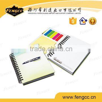 Spiral bound telephone address book with paper cover book of color paper sticky inner