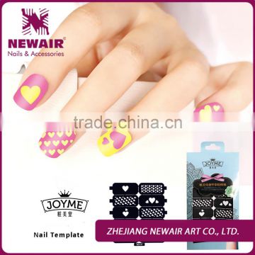 2017 Newest Nail Image Template Factory Price Nail Template For UK