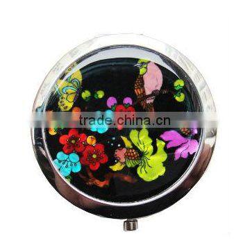 cosmetic mirror with mini flowers SCM030