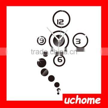 UCHOME Creative Living Room Wall Clock DIY Wall Clock Fashion Decoration Acrylic 3D Clock photo-5