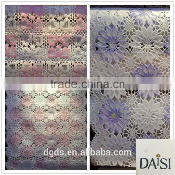 PVC lace tablecovers in rolls home decorative waterproof napperon PVC dentelle