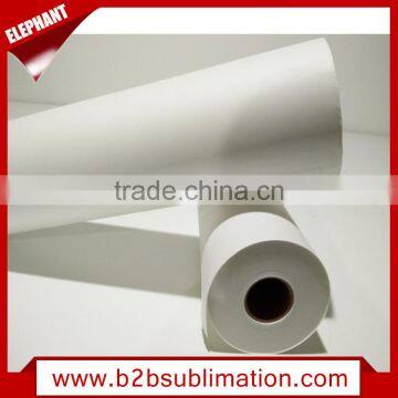 High tacky sublimation printer heat transfer paper roll 100gsm for textile